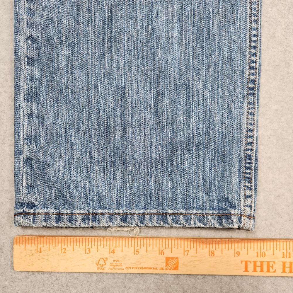 Levis Jeans 38x32 Blue 569 Loose Straight Wide Leg Baggy Fade Street Skater - Picture 14 of 14